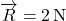 Rendered by QuickLaTeX.com \overrightarrow{R} = 2 \, \text{N}