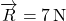 Rendered by QuickLaTeX.com \overrightarrow{R} = 7 \, \text{N}